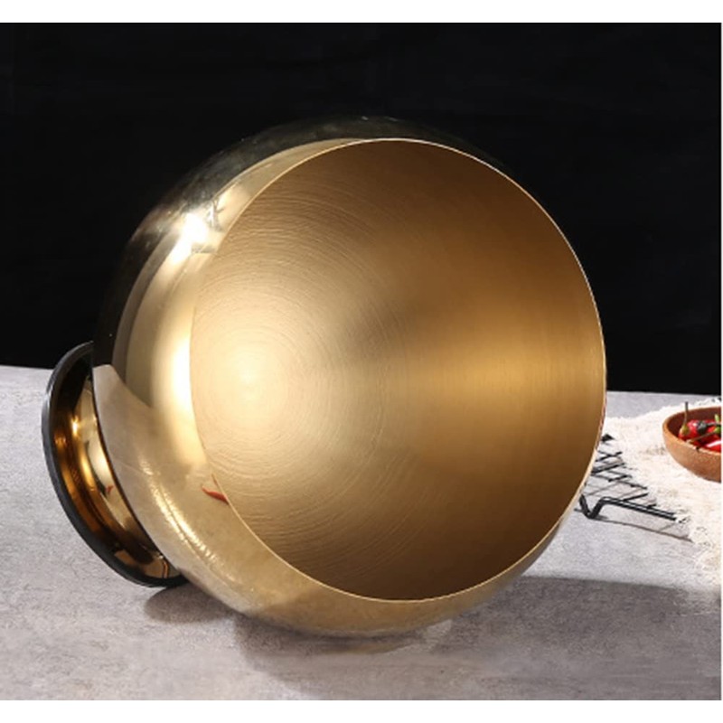 Mozacona Gold Stainless Steel Spherical Sugar Bowl Seasoning Jar Mints