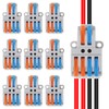 10Pcs 2 in 4 Lever Wire Connector Compact DIY Quick