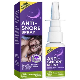 Anti Snoring Spray, Anti Snoring Devices, Fast Snore STO_pper Drops for Better Sleep Effective Snoring Solution, Helps Open The Throat & Air Passage While Sleeping