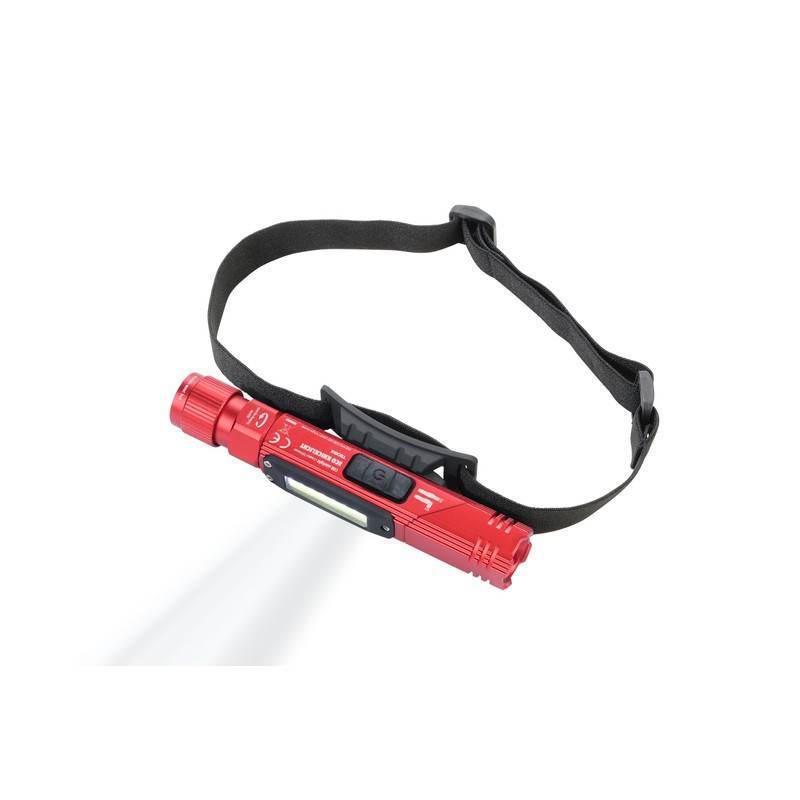 TROIKA Flashlight/Glow Torch, Multifunctional: Work/Safety and Headlamp - ECO Glow