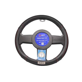 Sparcocorsa SPC1113BKJ_S Sparco-CORSA Steering Wheel Cover, Small, Black