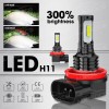 AUIMSOCO 9005 H11 LED Headlights Kit Combo Bulbs 8000K High