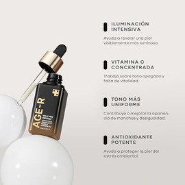 Suero con vitamina C Age R Vita C Pro Ampoule para pigmentación, tono de piel irregular e hidratación Aumente la absorción y la luminosidad hasta en u