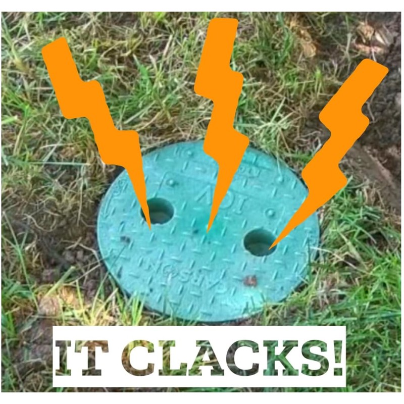The Original Clackee PRO V2.1 Sprinkler Valve Locator Irrigation Buried