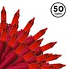 Brite Star 50 Lt Designer Series Mini Lights, Red, Red