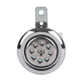 Universal Powerful 105dB Motorcycle Horn with Chrome Lid Honeycomb Pattern Motorcycle Accessories Horns & Horns for Motorcycles 12V