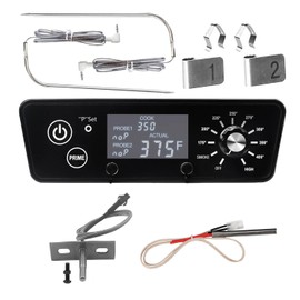 Digital W/LCD Display Control Board Thermostat Kit For Pit Boss Pellet Grill Smoker Austin XL, Replacement Parts Includes Meat Probes,Temp Sensor & Ignition Hot Rod