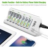 EBL Rechargeable Batteries 8 AA 2300mAh + 8 Bay Charger