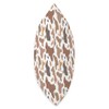 Cow Print Animal Pattern Mixed Brown Throw Pillow