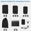 MEUVO Compression Packing Cubes for Travel - Extremely Space-Saving Suitcase