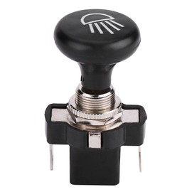 Qiilu Car Push Light Switch, 12 V Car Headlight Pressure Light Switch, Car Push Button Switch Switch for Cart EZ_GO Club Car Light Switch Car Universal