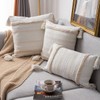 SOFJAGETQ Boho Decorative Throw Pillow Covers - Cotton Hand-Woven Tufted