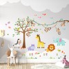 DECOWALL Forest Animals and Trees Wall Sticker Decor Kindergarten Nursery
