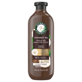 Herbal Essences Coconut Oil Hydrating Conditioner, 400 mL, with Certified Camellia Oil and Aloe Vera, For All Hair Types, Especially Dry Hair