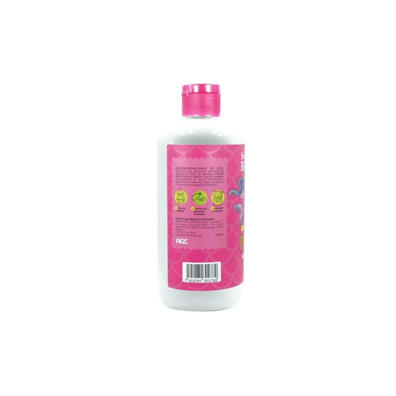 Shampoo Pony Secreto Herbal Línea Kids Cola de Caballo y