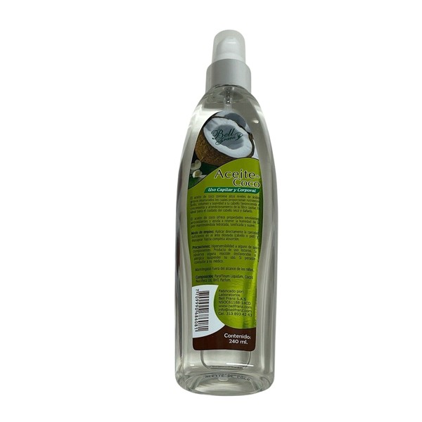 Bell Franz Aceite de Coco 240 ml Uso Cabello O