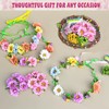 WUBOMJIO Make Your Own Flower Crown Crafting Kit(Daisy Theme)| 120+Piece
