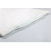 Ticking Quilted Fabric White Approx. 80 x 40 cm with