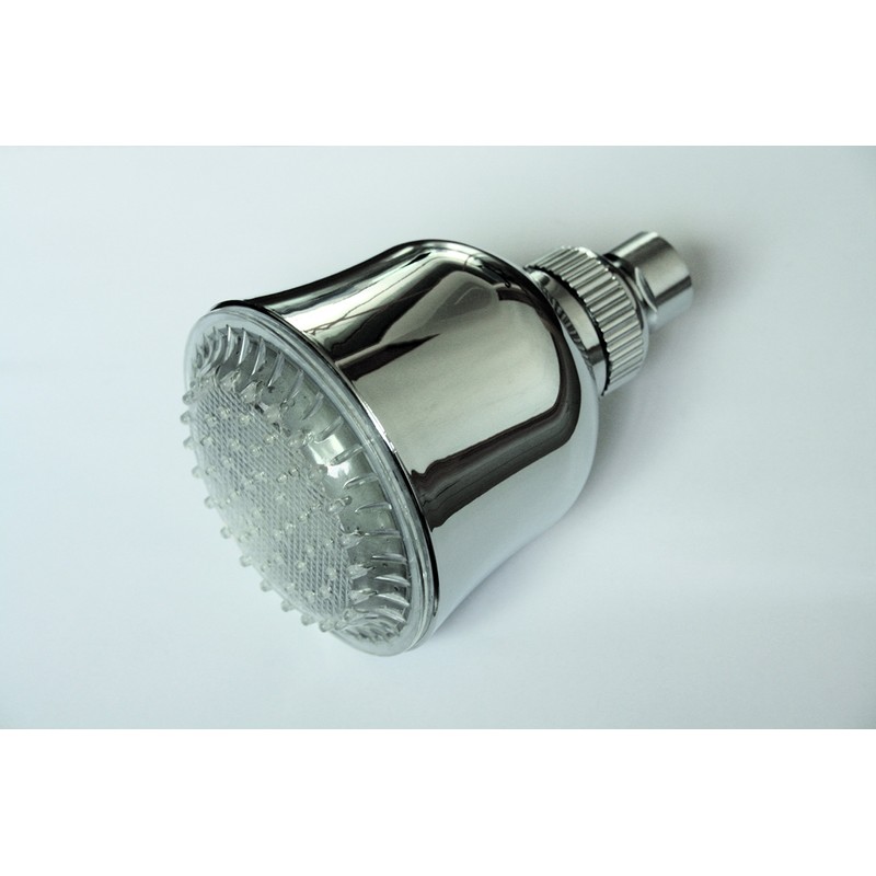 Steinbach Solarduschenzubehör LED Shower Head Silver Diameter Approx. 9 x