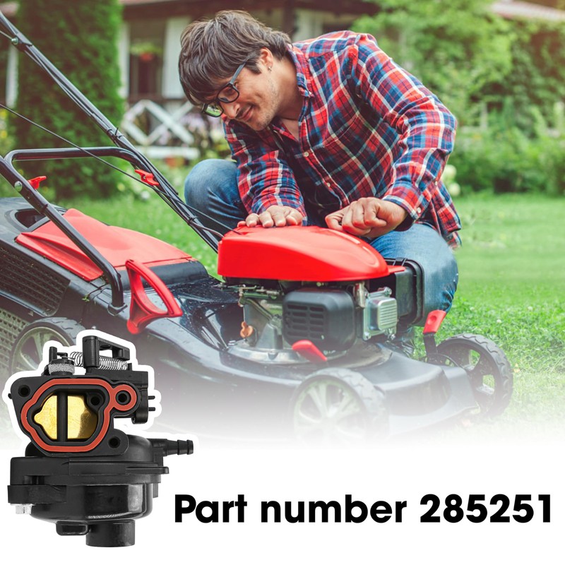 285251 Carburetor for Lawnmower, Compatible with Craftsman 917.376451 917376451 09P602-0137-F1