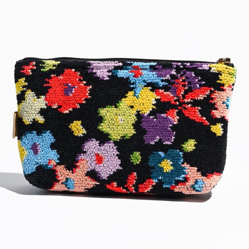 Faylor Pouch, Small Items, Cosmetic Pouch, Rainbow Blossom, Multicolor, Rainbow