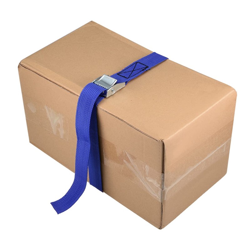sourcing map Cam Buckle Lashing Strap 12 m x 25