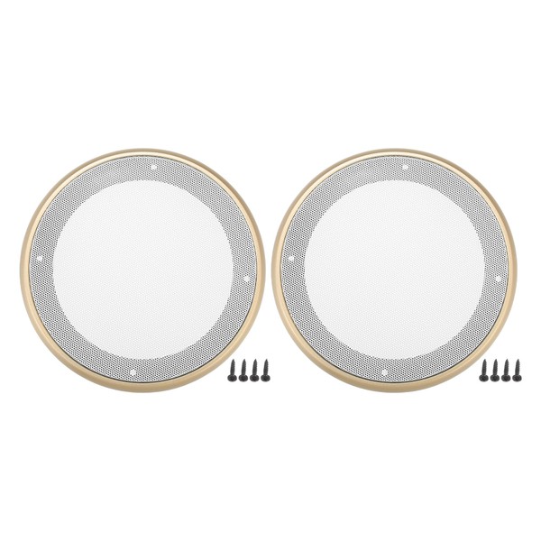 ACROPIX Universal 6.5" Car Speaker Grills Cover Mesh Round 6.5