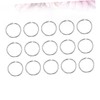 LALAFINA 100pcs Loose-Leaf Binding Rings DIY Connective Hoops for Albums