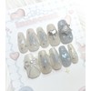 Glasting Star Handmade Nail Tips - Long Ballerina / 글래스팅