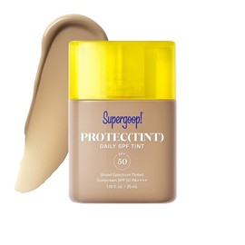 Supergoop! Protec(Tint) Tinte Facial Diario Fps 50-26W - Cobertura Ligera Y Modulable Para Una Piel Uniforme Y Suave Al Instante - Acabado Natural