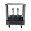 YIYIONCE 12U Portable Network Server Rack Rolling Network Rack Computer