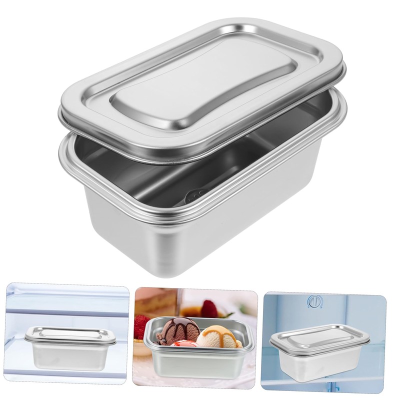 DOITOOL Reusable Ice Cream Storage Containers for Freezer with Lids
