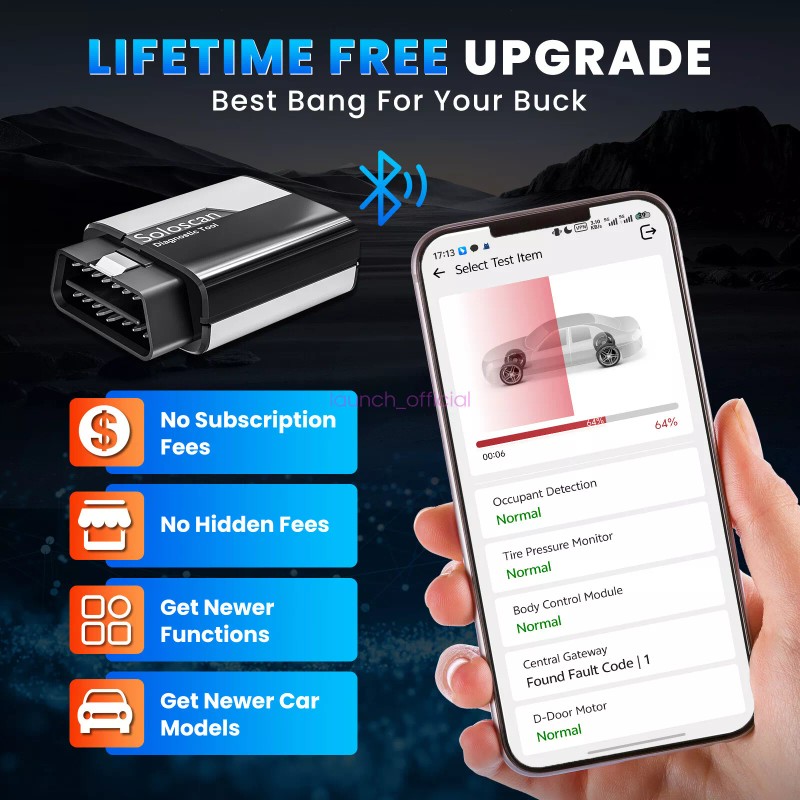 Kingbolen Soloscan For TOYOTA Scanner Car Diagnostic ECU Coding Tool
