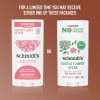 Schmidt's Fresh Rain Birch Vegan Deodorant 2 Pack Natural 24