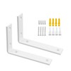 SAYAYO Heavy Duty Bracket White Shelf Bracket Heavy Duty 150