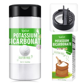 10oz Potassium Bicarbonate - 100% Pure Potassium Bicarbonate Powder for Plants, Cakes, Winemaking, Leavening, Food Grade Natural Baking Soda Leavening Agent for Baking, Snacks, Cookies