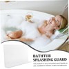 SHOWERORO Bathtub Stoppers Sink Water Splashing Guard for Bathroom Easy