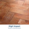 Yipscazo 10 Sheets Retro Copper Herringbone Peel and Stick Backsplash