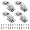 Aoyswuz Pack of 4 Cabinet Hinges 113 x 43 mm