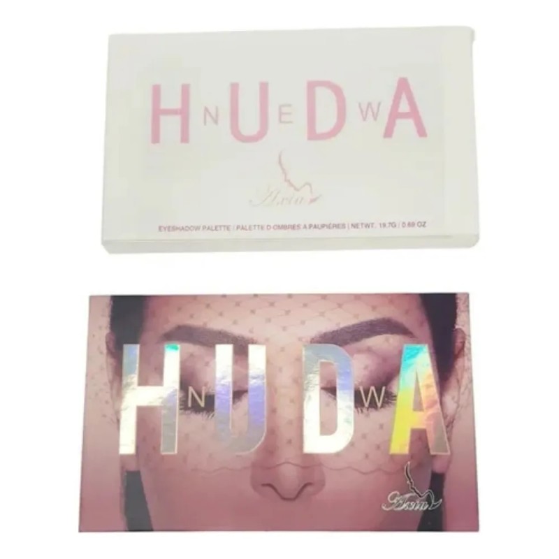 Paleta Huda Beauty The New Nude 18 Sombras Waterproof Axiu