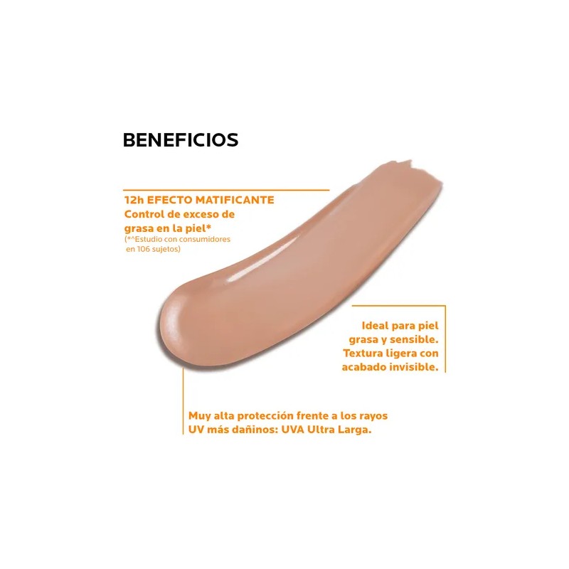 La Roche Posay Anthelios toque seco con color fps 50+