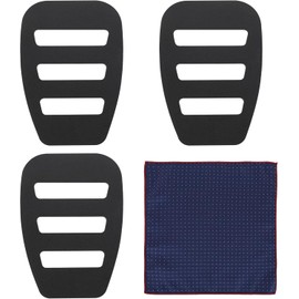 6Pcs Pocket Squares Holder For Men, Yeanifeana Plastic Universal Pocket Square Organizer Men Suits Accessories, Accessories for Men Square Scarf, Suits, Tuxedos,Vests and Dinner Jackets