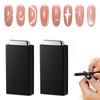 2PCS Ribbon Nail Art Magnet - Strong Cat Eye Magnet