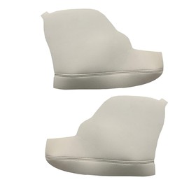 KACEPAR Auto Door Panel Armrest Cover Pair, Leather Car Door Armrest Protective Covers, 2011-2017 Compatible with Honda Odyssey - Beige