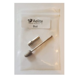 A+Elite BUD Genuine Diamond Bur 3/32" Stainless Steel Nail Reduction Drill Bit With Collet Compatible With Dremel Tool