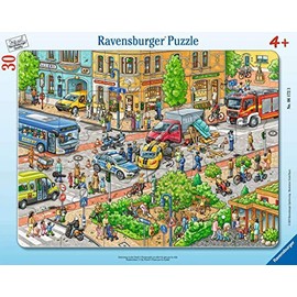 Ravensburger 06172 Children's Puzzle Ravensburger 06172 On the Go in the City Children's Puzzle