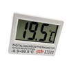 Aquarium Thermometer, Water Thermometer with Large LCD Display, Terrarium Water