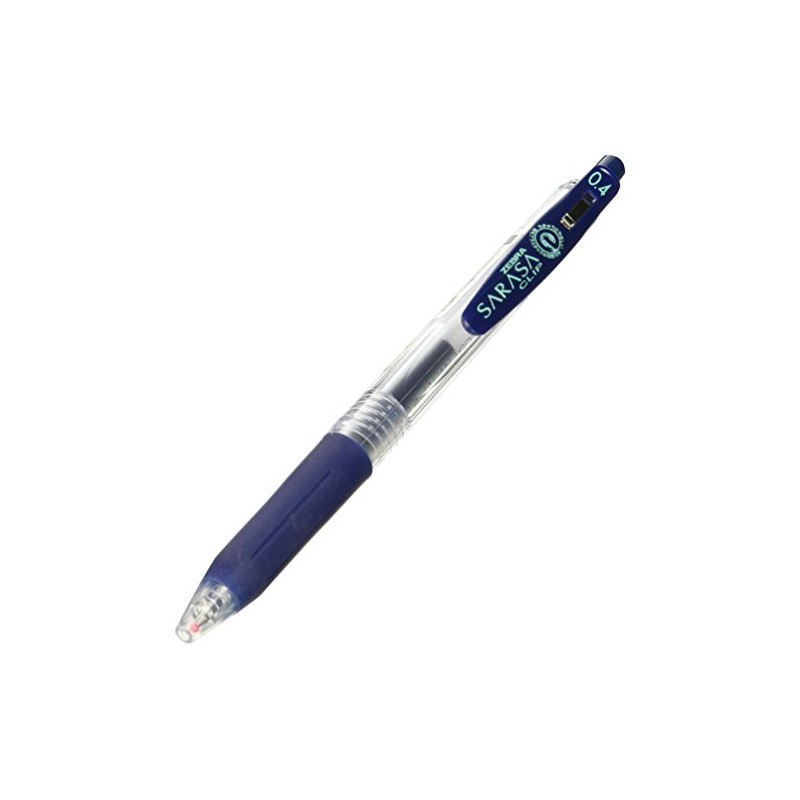 ZEBRA Sarasa Clip Pen 0.4, Blue Black (JJS15-FB)