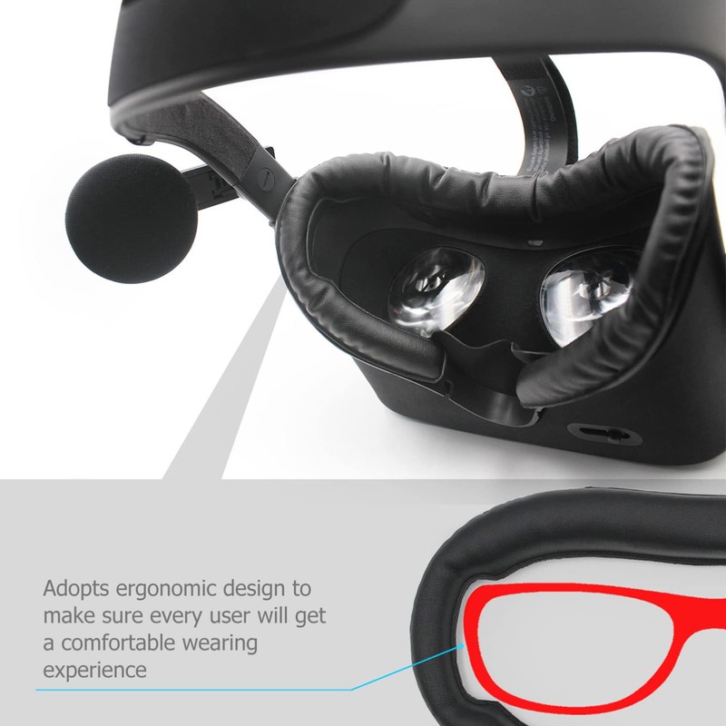 UKCOCO HTC Vive VR Memory Face Foam Replacement Comfortable Pu