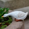 LALOCAPEYO 4 Pcs Duck Ornaments Simulation Absorbent Duck Ornaments Resin